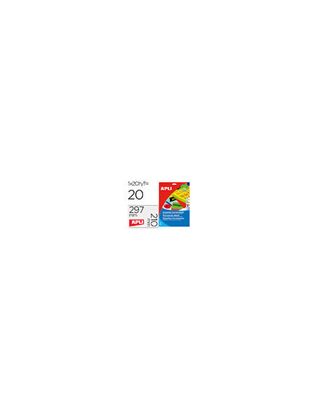 ETIQUETA ADH. APLI 02879 210X297MM NJ. 20H.