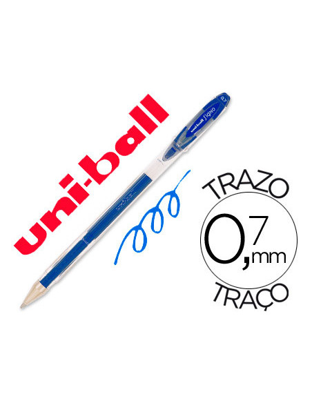 BOLIGRAFO UNI-BALL ROLLER UM-120 SIGNO 0,7 MM TINTA GEL COLOR AZUL