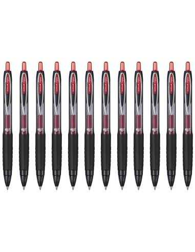 BOLIGRAFO UNI-BALL ROLLER UMN-207 RETRACTIL 0,7 MM COLOR ROJO