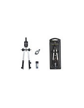 COMPAS FABER CASTELL ESCOLAR DE AJUSTE RAPIDO CON ADAPTADOR UNIVERSAL 2