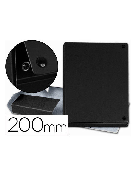 CARPETA PROYECTOS PARDO FOLIO LOMO 200 MM CARTON FORRADO NG.C/BROCHE