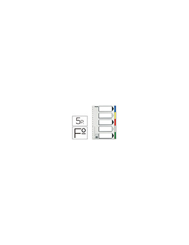 SEPARADOR ESSELTE PLASTICO JUEGO 5 SEPARADORES FL.5 MULTITALADRO