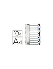 SEPARADOR ESSELTE PLASTICO JUEGO 10 SEPARADORES A4C/5 MULTITALADRO 2