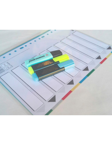SEPARADOR ESSELTE PLASTICO JUEGO 10 SEPARADORES A4C/5 MULTITALADRO