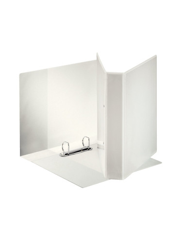 CARPETA CANGURO 2 ANILLAS MIXTAS 40MM ESSELTE A4 PLASTICO BLANCA