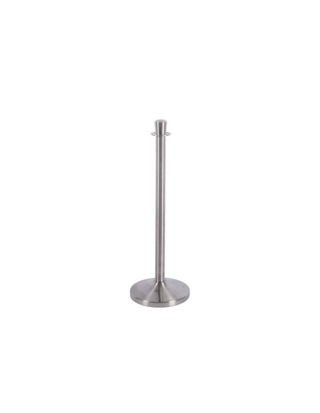 POSTE SEPARADOR CROMADO SATINADO ALTURA 940 MM BASE 320 MM