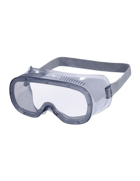 GAFAS PROTECCION PANORAMICAS MONTURA FLEXIBLE PVC VENTILACION DIRECTA