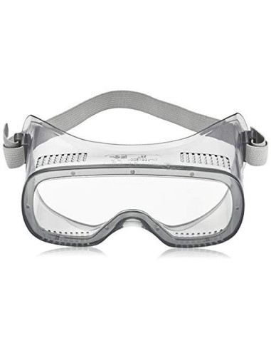 GAFAS PROTECCION PANORAMICAS MONTURA FLEXIBLE PVC VENTILACION DIRECTA