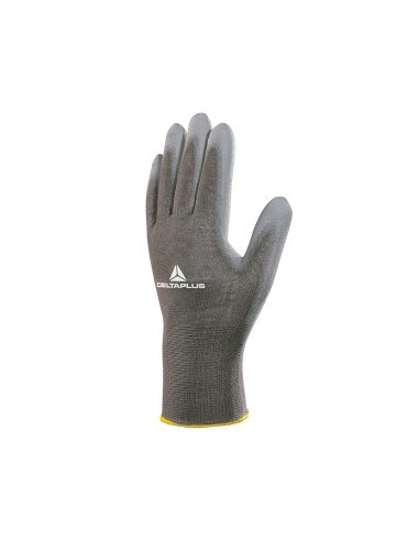 GUANTE POLIESTER ANTIDESLIZANTE LAVABLE ESP. MANUTENCION GRIS T. 7
