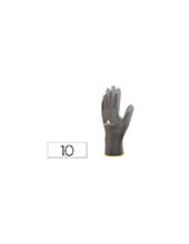 GUANTE POLIESTER ANTIDESLIZANTE LAVABLE ESP. MANUTENCION GRIS T. 10 2