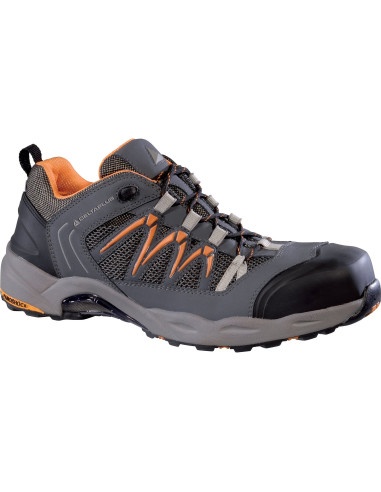 ZAPATOS SEGURIDAD PIEL NOBUCK PUNTERA SUELA COMPOSITE GRIS-NJ. T. 41
