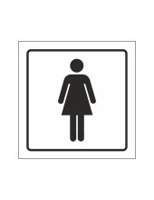 PICTOGRAMA SYSSA SEÑAL DE ASEOS SEÈORAS EN PVC 105X105 MM