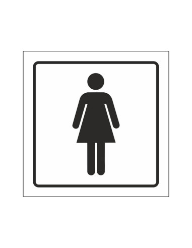 PICTOGRAMA SYSSA SEÑAL DE ASEOS SEÈORAS EN PVC 105X105 MM