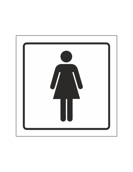 PICTOGRAMA SYSSA SEÑAL DE ASEOS SEÈORAS EN PVC 105X105 MM