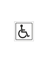 PICTOGRAMA SYSSA SEÑAL DE MINUSVALIDOS EN PVC 105X105 MM 2