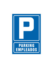 PICTOGRAMA SYSSA SEÑAL DE PARKING EMPLEADOS EN PVC 210X297 MM