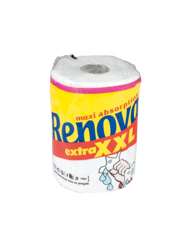 PAPEL COCINA RENOVA JUMBO ULTRA ABSORBENTE 42G/M2 210MM X 25M