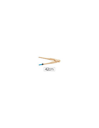 COMPAS PARA ENCERADO FAIBO DE PLASTICO IMITACION MADERA 42 CM