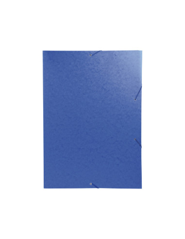 CARPETA GOMAS EXACOMPTA A3 SIMIL-PRESPAN 3 SOLAPAS AZ.