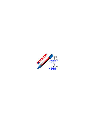 ROTULADOR EDDING MARCADOR PERM 300 AZUL PUNTA RED.1.5 MM