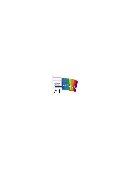 CUADERNO ENCOLADO OXFORD ESCOLAR A4 T.FLEXIBLE HOR. 48H. 90GR.SURT