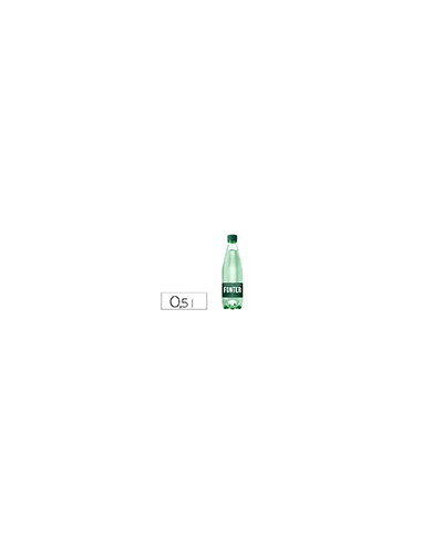 AGUA MINERAL NATURAL CON GAS FONTER BOTELLA DE 500ML