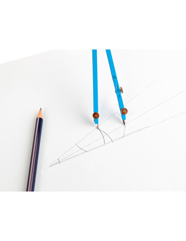 COMPAS LIDERPAPEL ARTICULADO CON ADAPTADOR UNIVERSAL COLOR MP17