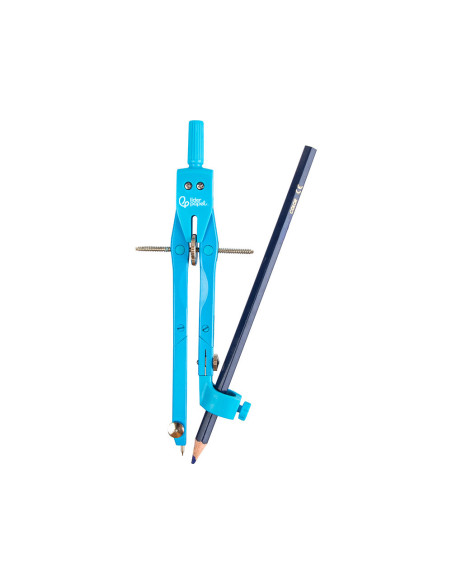 COMPAS LIDERPAPEL MICROMETRICO CON ADAPTADOR COLOR MP18