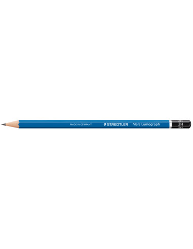 LAPICES DE GRAFITO STAEDTLER MARS LUMOGRAPH 100 2H UNIDAD 100-2H