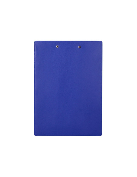 PORTANOTAS PINZA SUPERIOR Q-CONNECT MINICLIPS PVC DIN A4 AZUL KF01297
