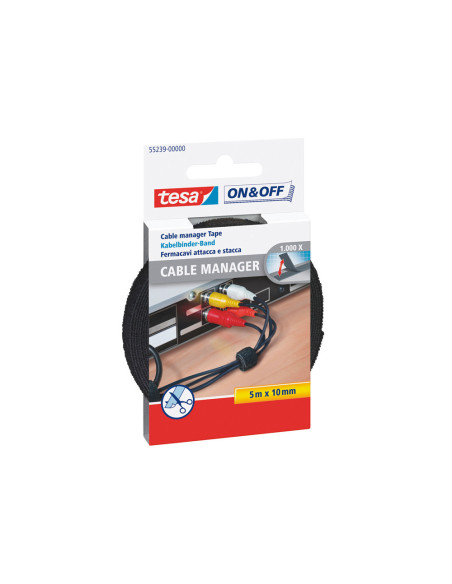 VELCRO AUTOADHESIVO TESA NG.5 M X 10MM AGRUPAR CABLES 55239-00000-01