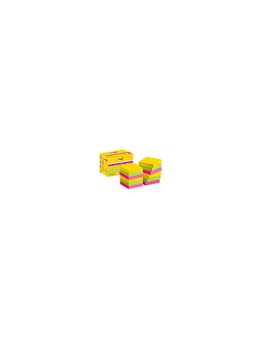 BLOC NOTAS ADH. POST-IT SUPER STICKY 47,6X47,6MM 2UD 90H. AM.