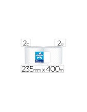 PAPEL SECAMANOS IND.AMOOS 2 CAPAS 235MM.X 400 MT PAQ.2 ROLL.J624012 2
