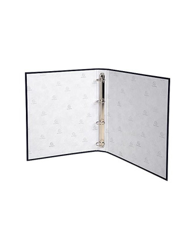 CARPETA 4A.30MM REDONDAS EXACOMPTA DIN A4 CARTON FORRADO NEGRA 51371E