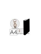 CARPETA 2A.30MM REDONDAS EXACOMPTA DIN A4 CARTON FORRADO NEGRO 54371E 2
