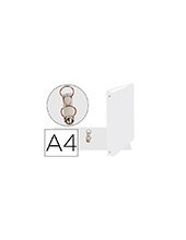 CARPETA 2A.30MM REDONDAS EXACOMPTA A4 CARTON FORRADO BLANCO 54378E 2