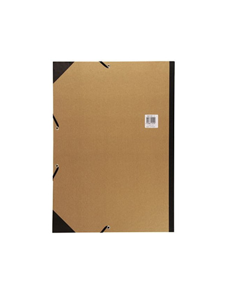 CARPETA PLANOS CLAIREFONTAINE A3 CARTON GOFRADO KRAFT C/GOMAS