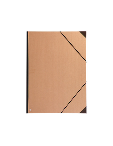 CARPETA PLANOS CLAIREFONTAINE A2 CARTON GOFRADO KRAFT C/GOMAS