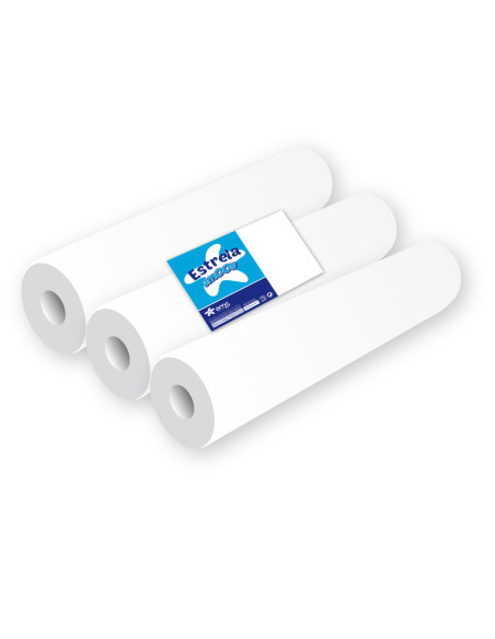 ROLLO PAPEL PARA CAMILLAS AMOOS 2 CAPAS 67 SERVICIOS 500 MM X 50 M
