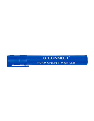 ROTULADOR Q-CON MARCADOR PERM.AZUL PUNTA REDONDA 3.0 MM