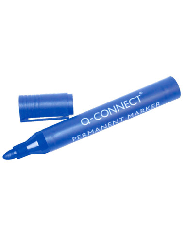 ROTULADOR Q-CON MARCADOR PERM.AZUL PUNTA REDONDA 3.0 MM