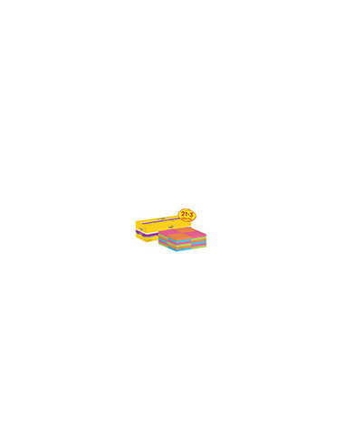 BLOC NOTAS ADH.POST-IT SUPER STICKY 76X76MM 24UD 90H. COL.SURT.