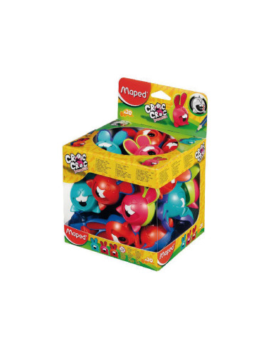 SACAPUNTAS PLASTICO MAPED CROC CROC INNO 1 USO