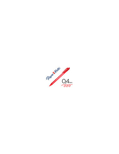 BOLIGRAFO PAPER MATE INKJOY 100 RETRACTIL PUNTA MEDIA ROJO
