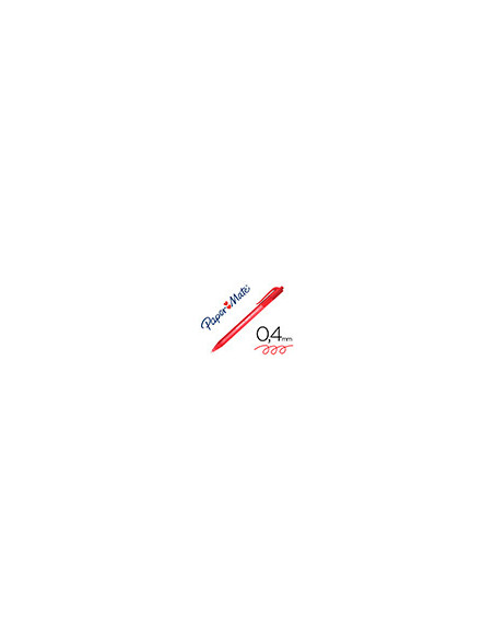 BOLIGRAFO PAPER MATE INKJOY 100 RETRACTIL PUNTA MEDIA ROJO