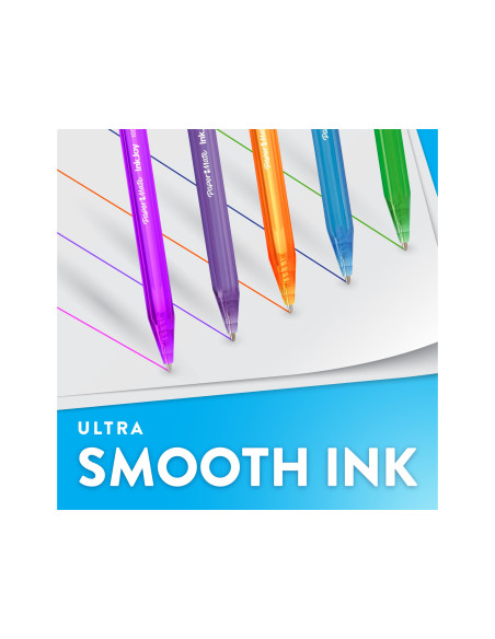 BOLIGRAFO PAPER MATE INKJOY 100 RETRACTIL PUNTA MEDIA ROJO