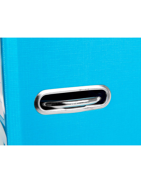 ARCHIVADOR PALANCA LIDERPAPEL FL FORRADO PVC RADO LOMO 75MM CEL.