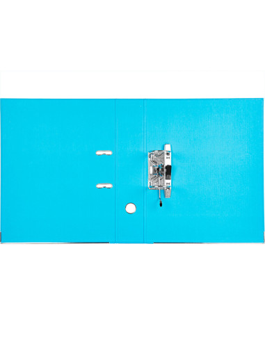 ARCHIVADOR PALANCA LIDERPAPEL FL FORRADO PVC RADO LOMO 75MM CEL.
