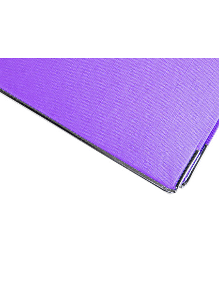 ARCHIVADOR PALANCA LIDERPAPEL FL FORRADO PVC RADO LOMO 75MM LILA