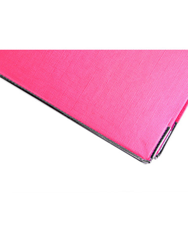 ARCHIVADOR PALANCA LIDERPAPEL FL FORRADO PVC RADO LOMO 75MM ROSA